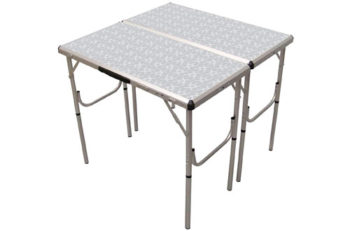 1. Coleman Adjustable Height Folding Camping Tables
