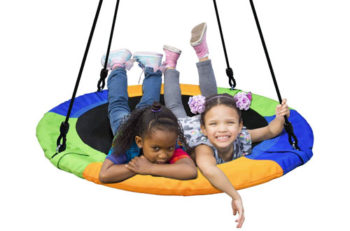 3. PACEARTH Kid’s and Adult’s Saucer Tree Swing Seat