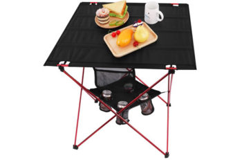 3. MOVTOTOP Oversize Portable Folding Camp Table