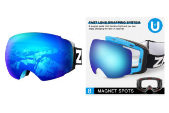 4. ZIONOR Lagopus X4 Ski Goggles