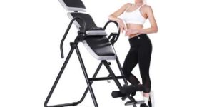 5. MaxKare Inversion Tables with Adjustable Headrest and Lumbar Support