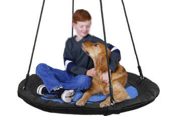 5. SUPER DEAL Waterproof Saucer Tree Swing Se