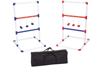 7. AmazonBasics Ladder Toss Outdoor Lawn Game Set