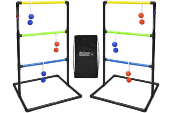 8. GoSports Indoor/Outdoor Ladder Toss Game Set