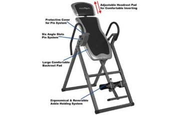 9. Innova ITX9600 Heavy Duty Inversion Table with Adjustable Headrest and Protective Cover