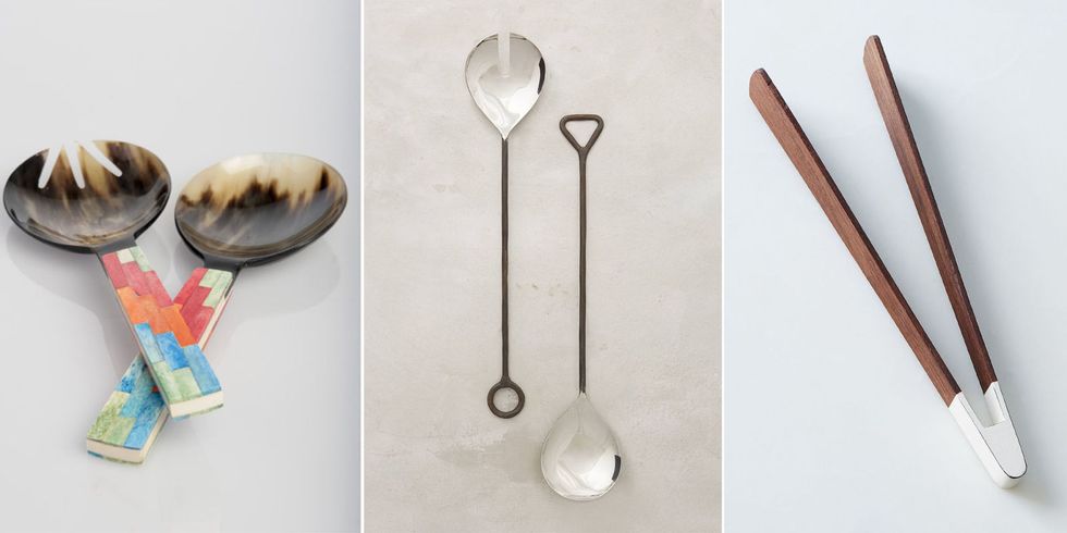 SALAD TONGS TO EAT THOSE GREENS IN STYLE