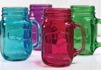 10 FUN MASON JARS IN ALL SHAPES, SIZES, AND COLORS