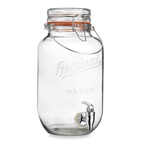 Del Sol Original Mason 3.68-Quart Beverage Dispenser