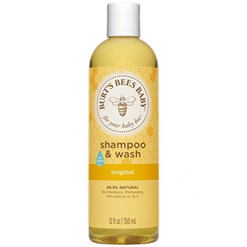 Burt's Bees Baby Shampoo & Wash, Original Tear Free Baby Soap - 12 Ounce Bottle - Baby Shampoos
