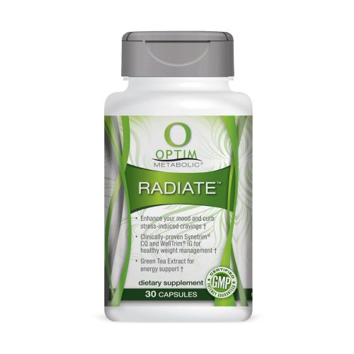 Clinically Proven Ingredients for Advanced Appetite Suppressant and Weight Management. Optim Metabolic Radiate for Increased Energy and to Curb Stress Induced Cravings (30 caps) - Appetite Suppressant