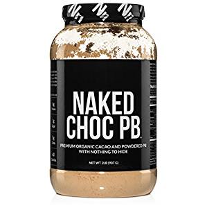 NAKED CHOC PB - Premium Organic Cacao and Powdered PB - 2lb Bulk - Organic Protein Powders