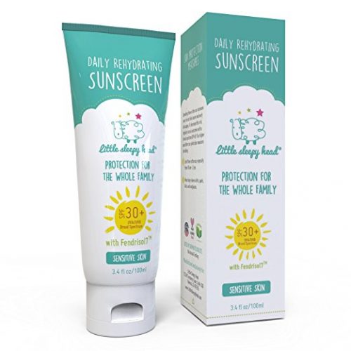  Natural Daily Sunscreen Moisturizer for All - Safe for Baby, Kids & Sensitive Skin (Face too!) - Hypoallergenic - SPF 30 - UVA/UVB Protection - Tear Free - Fragrance-Free - Non-Greasy Lotion - Sunscreen For Kids