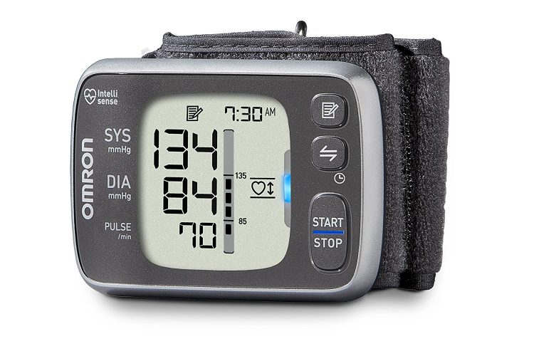 Omron 7 Series Bluetooth Wireless Wrist Blood Pressure Monitor (100 Reading Memory)- Compatible with Alexa