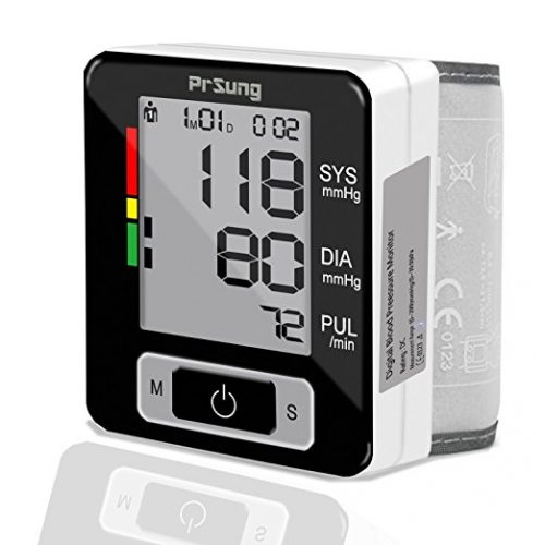 PrSung Wrist Blood Pressure Monitor - FDA Approved - Digital Automatic Blood Pressure Monitors with Case