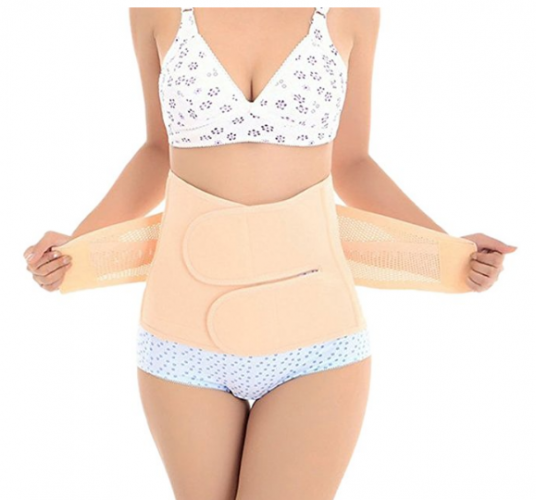 Trendyline Women Postpartum Girdle Corset Recovery Belly Band Wrap Belt