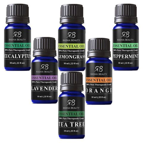 Radha Beauty Aromatherapy Top Six Essential Oils Set